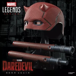 Daredevil Premium Roleplay Mask and Billy Club Replica – Born Again Marvel Legends Series
