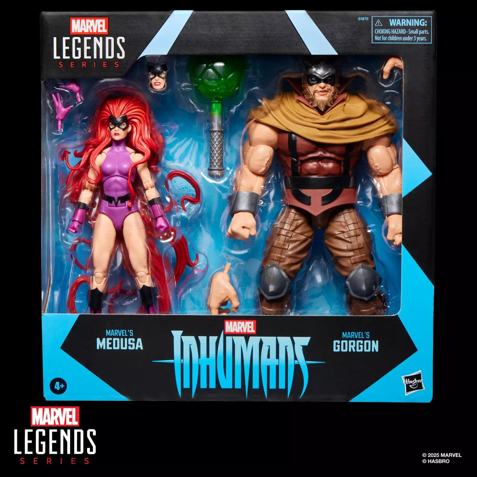 Medusa and Gorgon Inhumans Marvel Legends Series