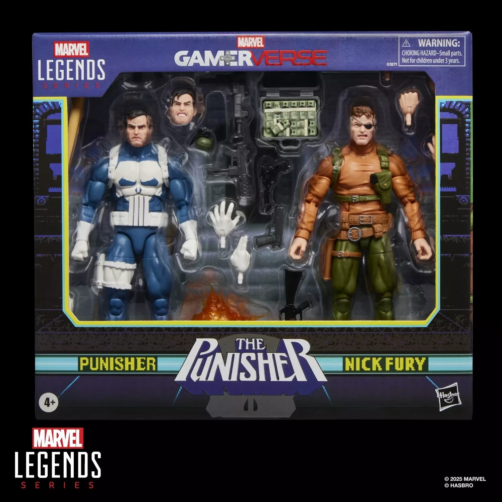 Punisher & Nick Fury Gamerverse Marvel Legends Series