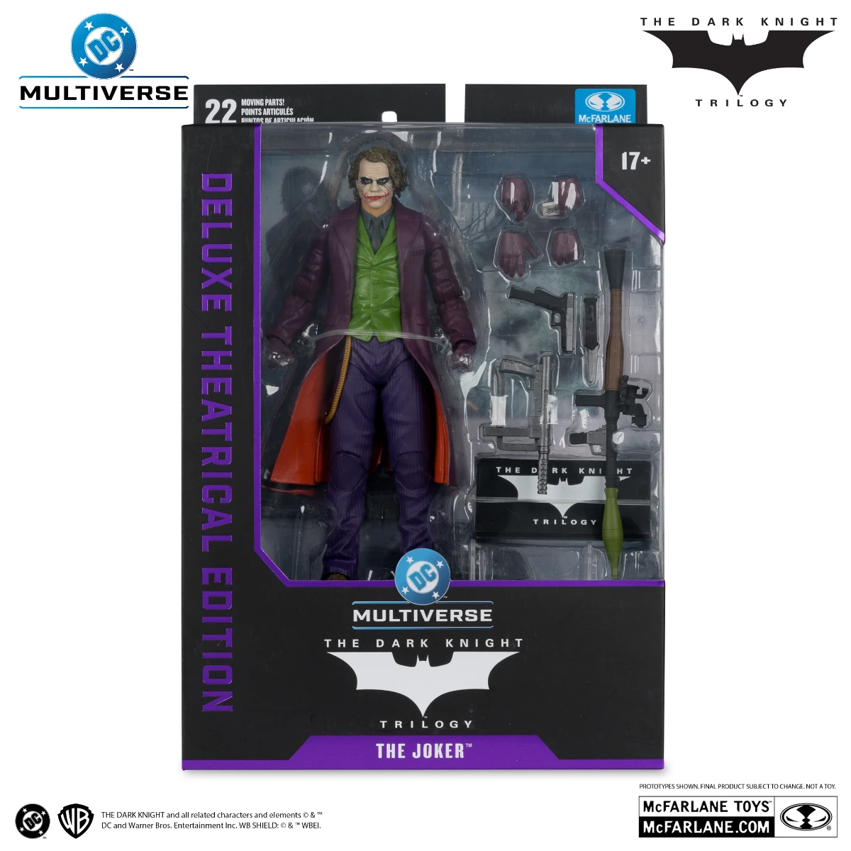The Joker The Dark Knight Deluxe Theatrical Edition DC Multiverse